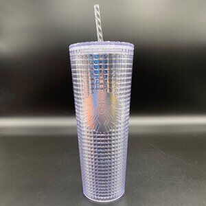 2022 Spring Starbucks Iridescent Unicorn Grid Venti Tumbler 24oz